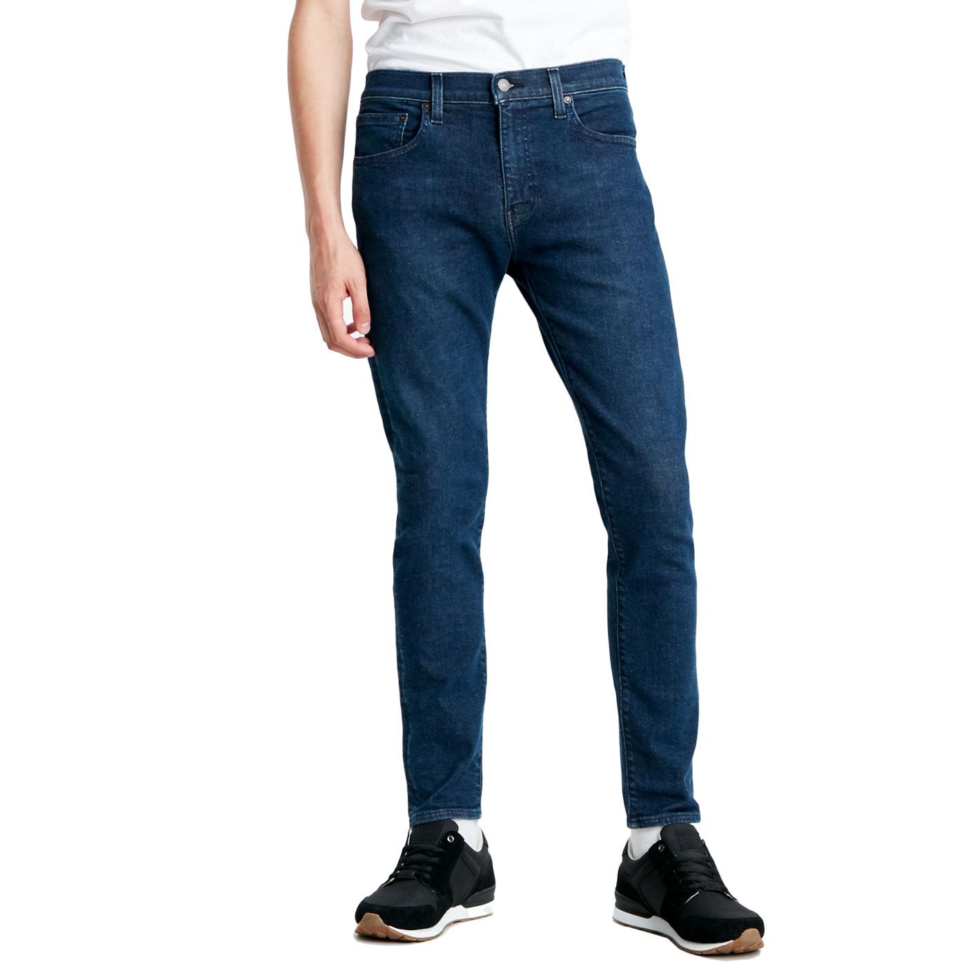 levi's mens line 8 slim taper fit jeans classic black