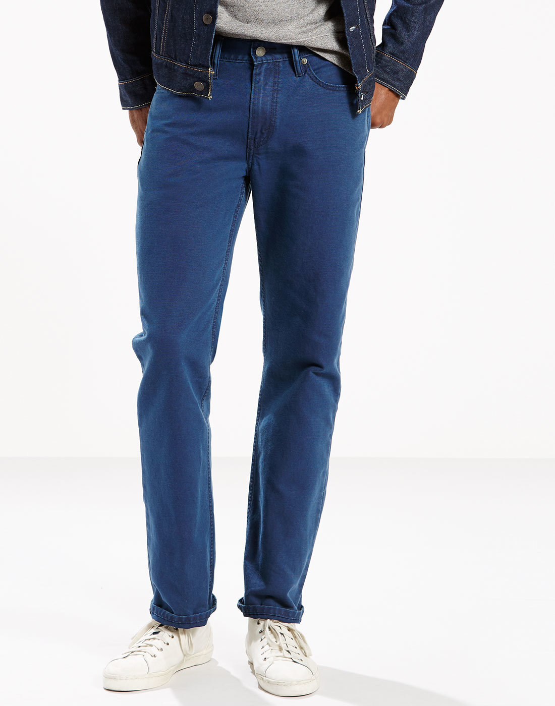 LEVI'S® 514 Retro Mod Regular Straight Canvas Jeans Dress Blues