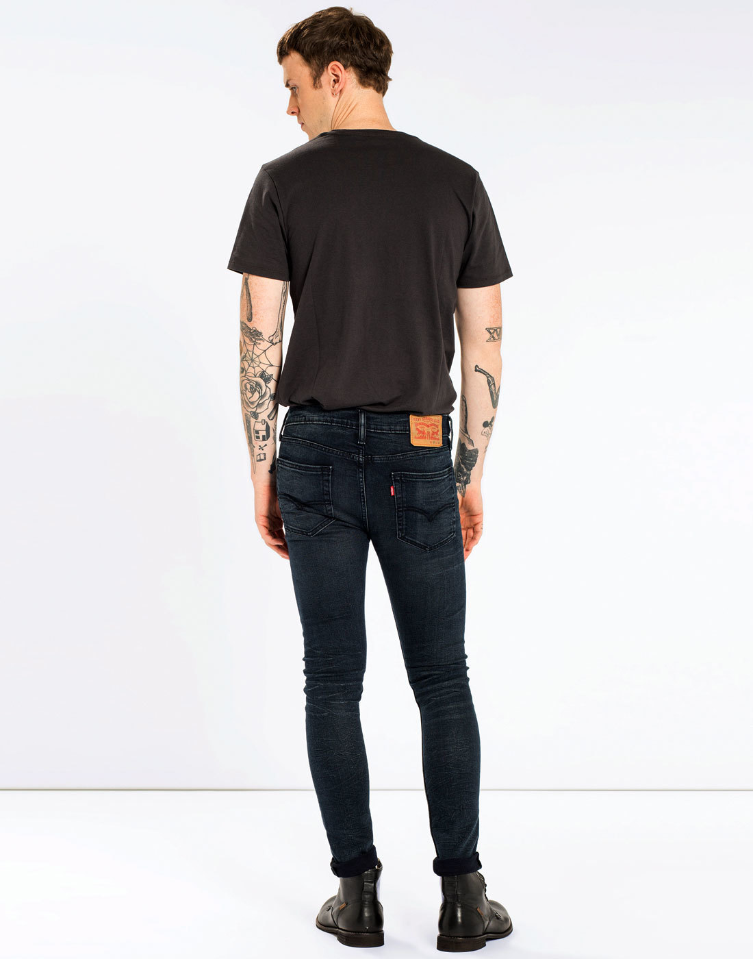 LEVI'S® 519 Retro Mod Extreme Skinny Fit Denim Jeans in Sharkley