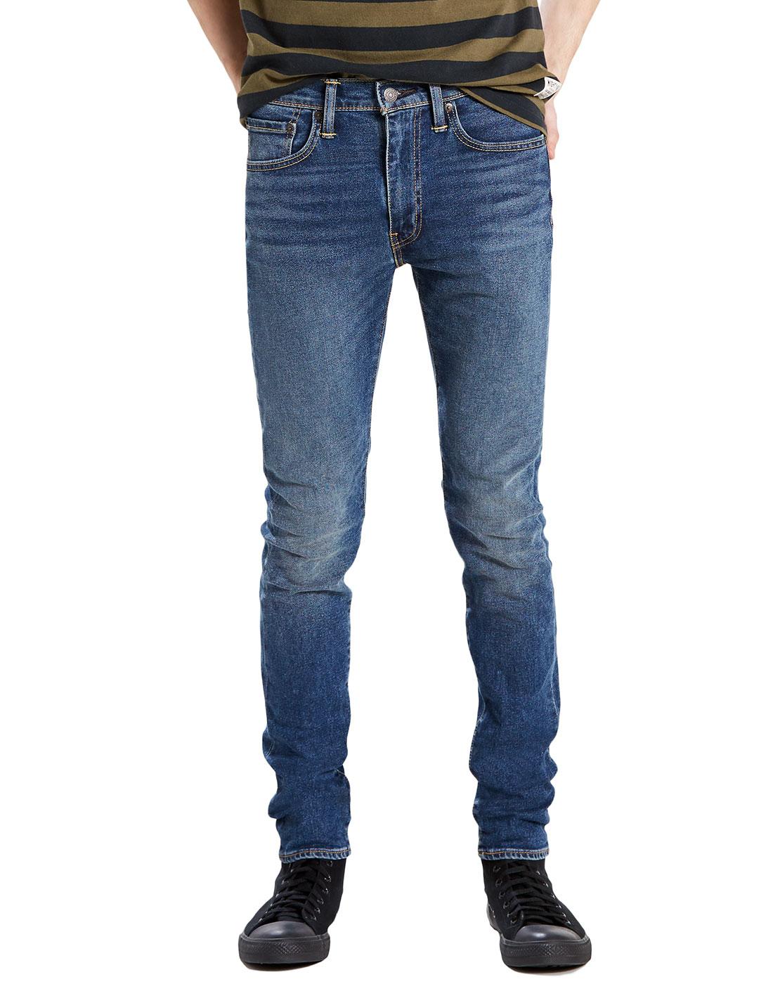 LEVI'S 519 Retro Mod Extreme Skinny Fit Denim Jeans Williamsburg