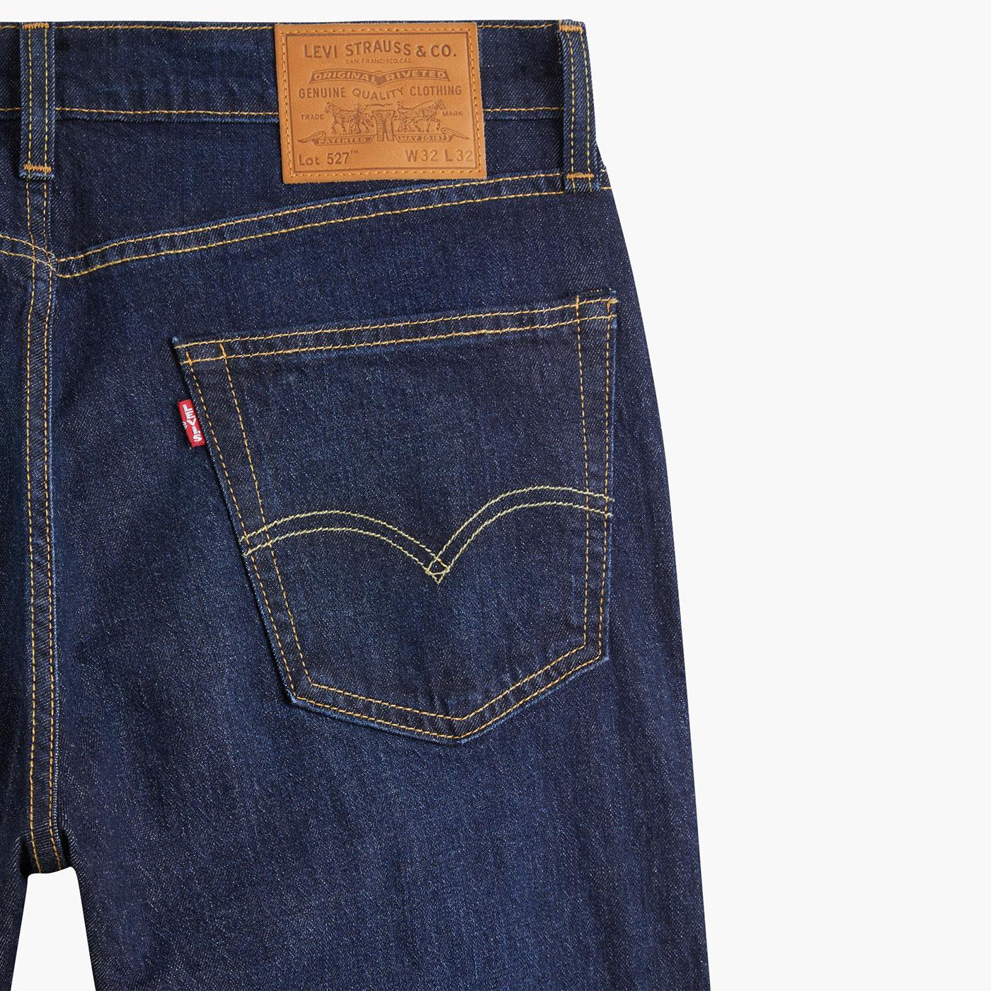 LEVI'S 527 Men's Retro Slim Bootcut Jeans in Feelin Right