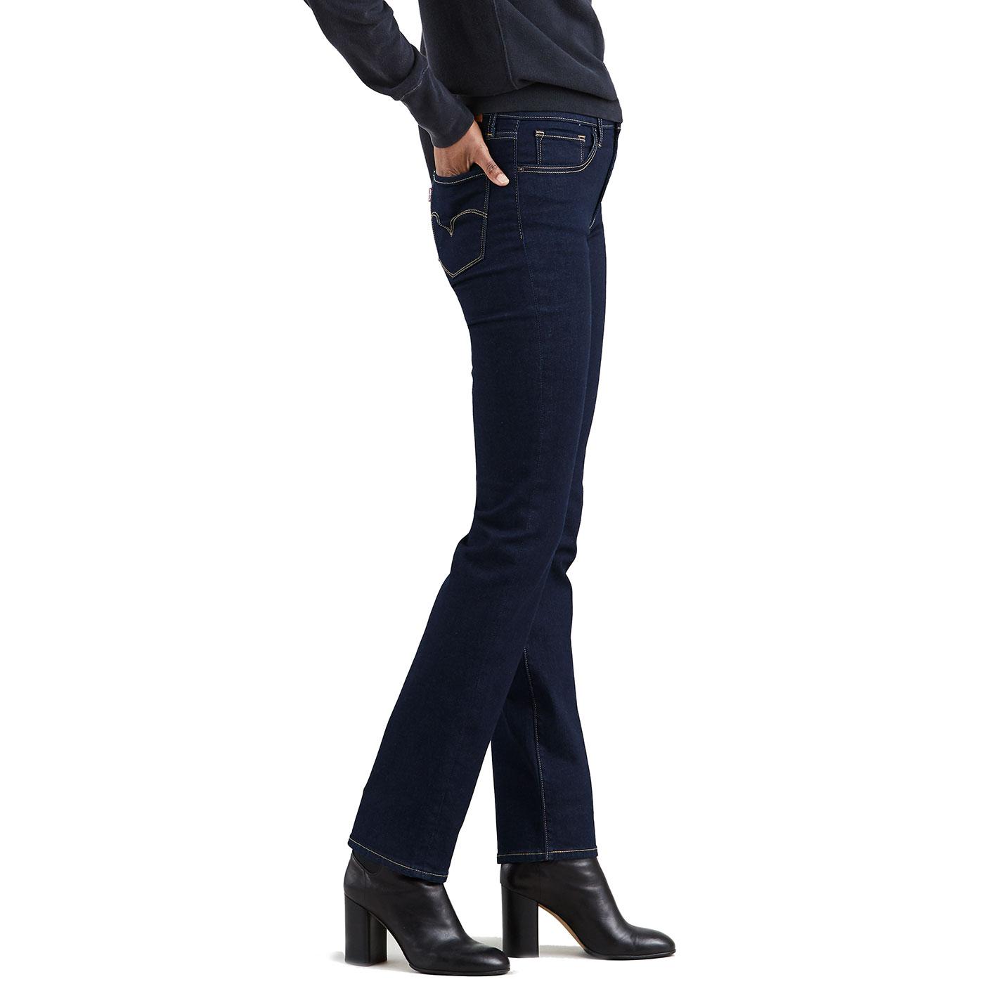 levi's 724 high rise straight jeans