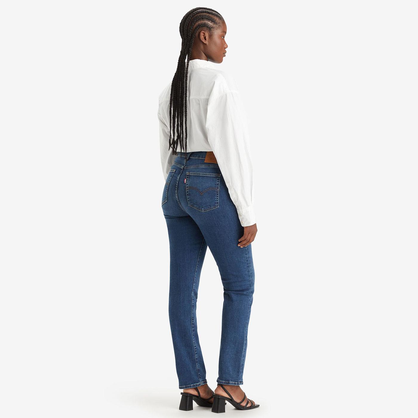 Levi® Women's 724™ High Rise Straight Jeans Blue Wave Dark