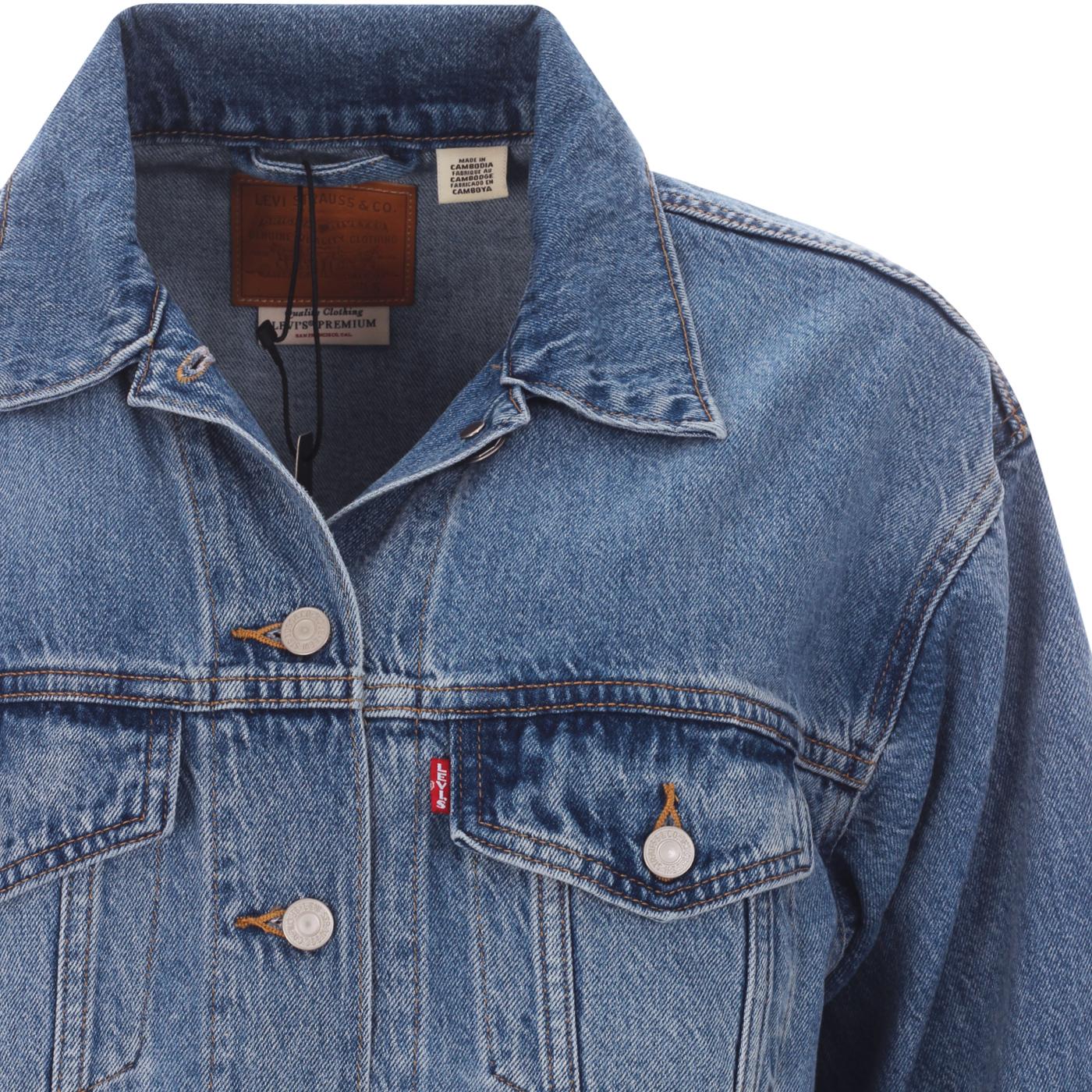 LEVI'S Women's Retro 90s Trucker Jacket in Soft As Butter