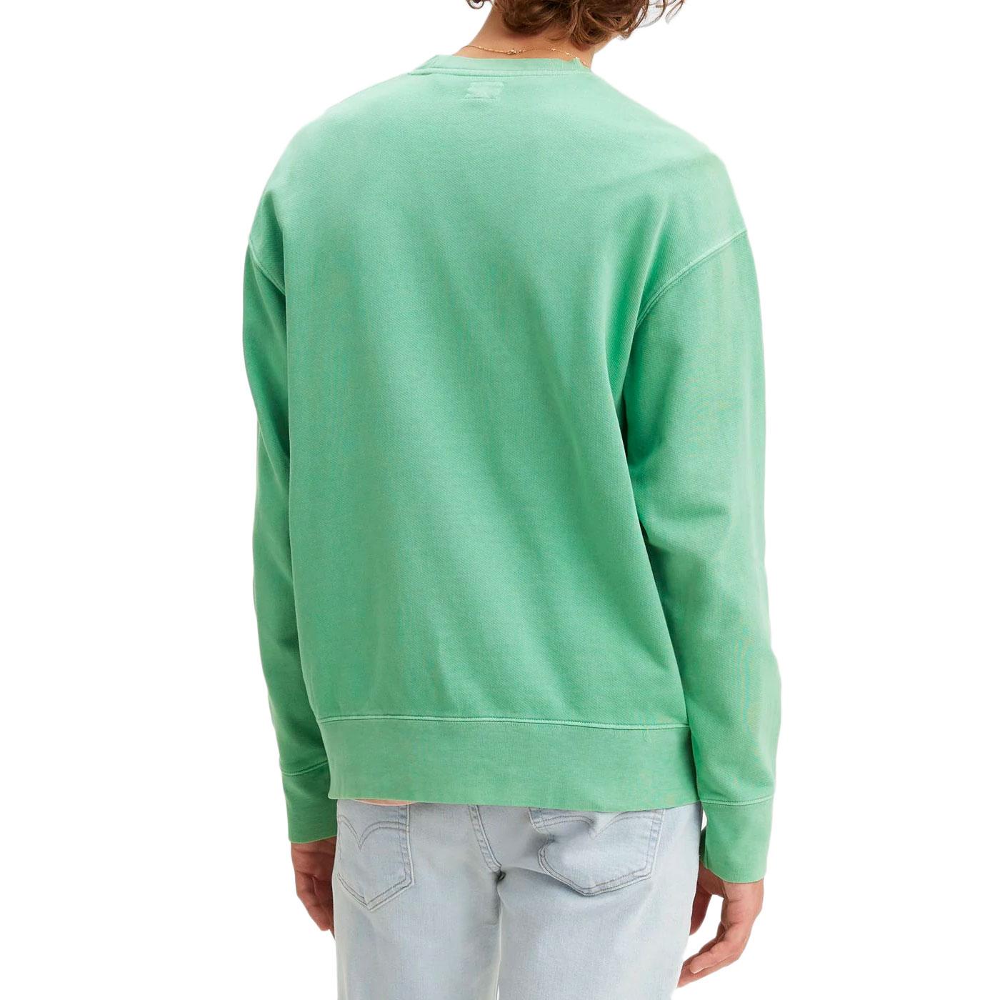 LEVI'S Men's Retro Indie Authentic Logo Sweatshirt in Green