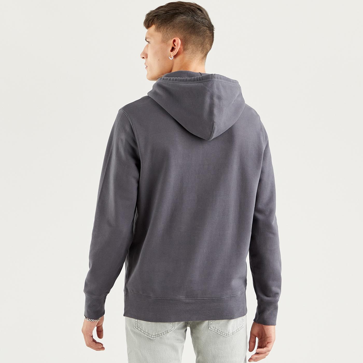 LEVI'S Men's Retro Indie Original Hoodie in Grey Ore