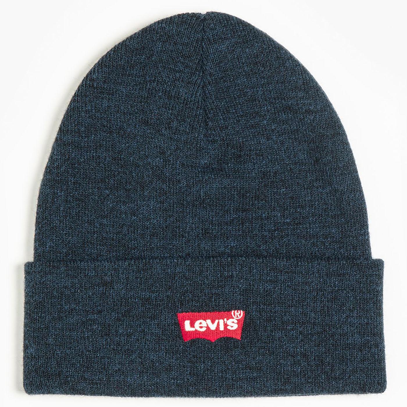 LEVI® Retro Batwing Embroidered Knit Beanie Hat NB