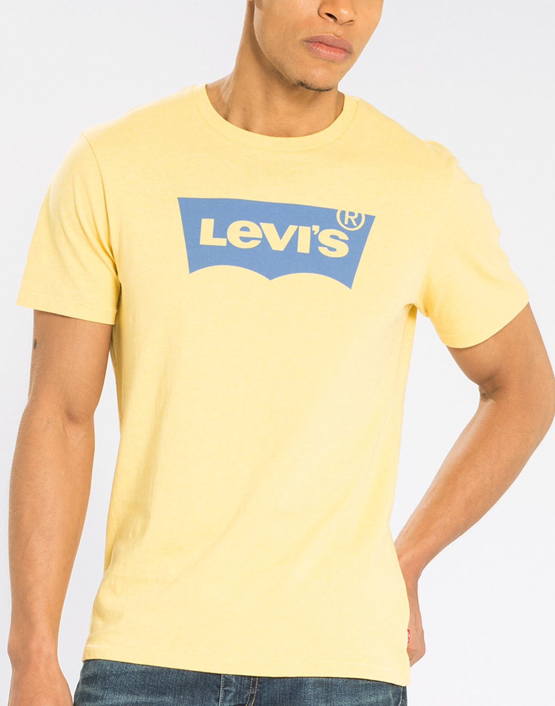 yellow levis t shirt