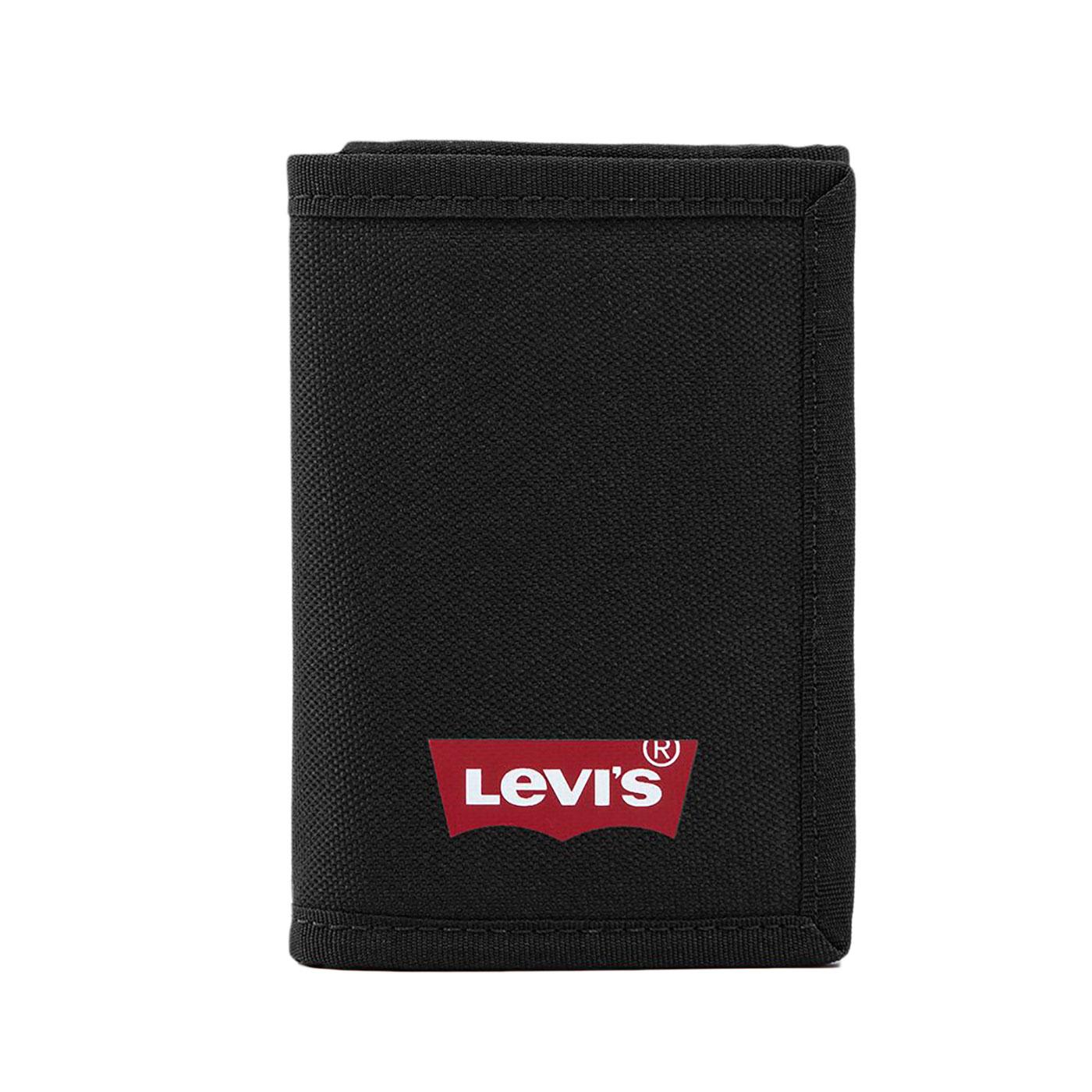 Levi's® Batwing Logo Trifold Wallet Regular Black