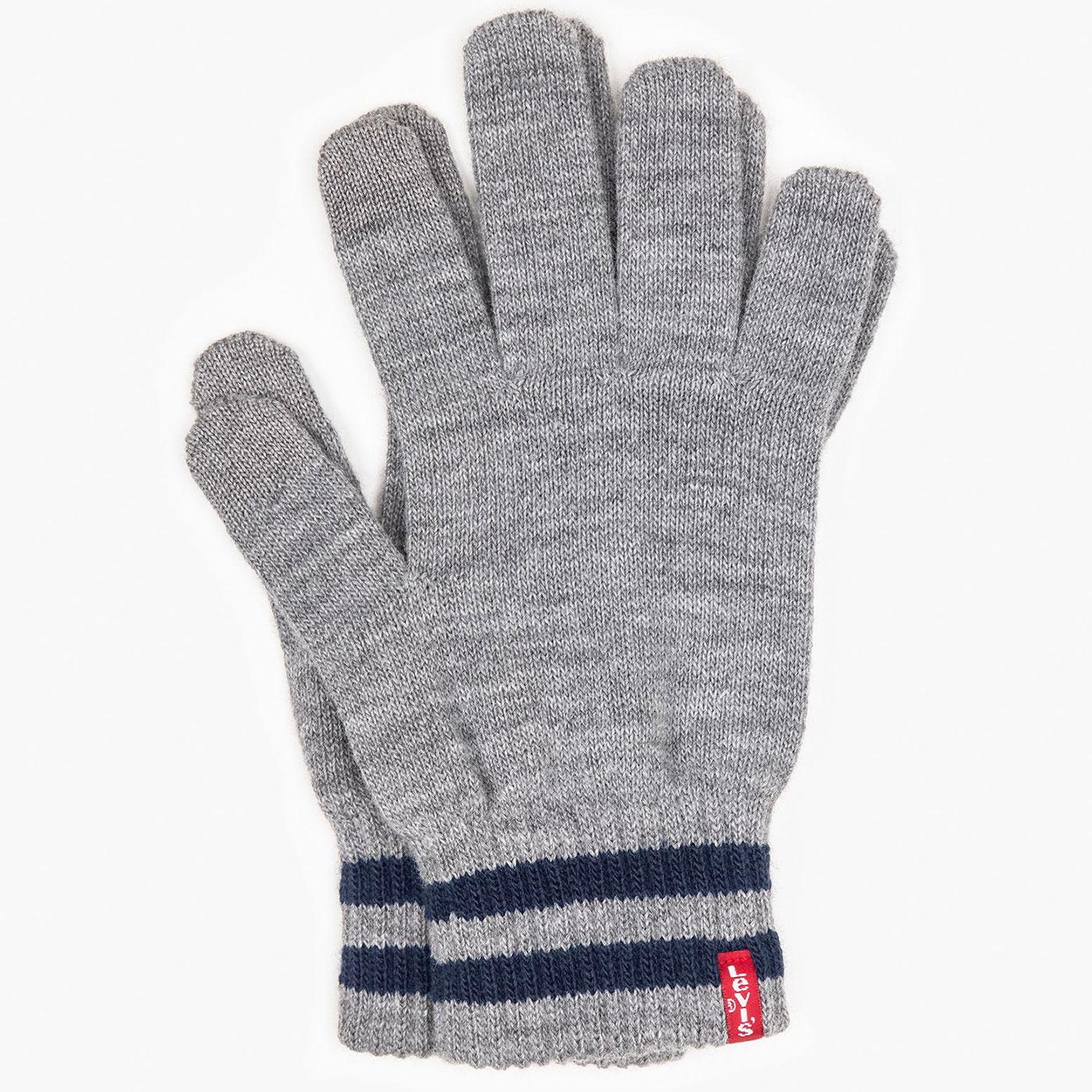 Levi's® Ben Touchscreen Retro Rib Cuffed Gloves LG