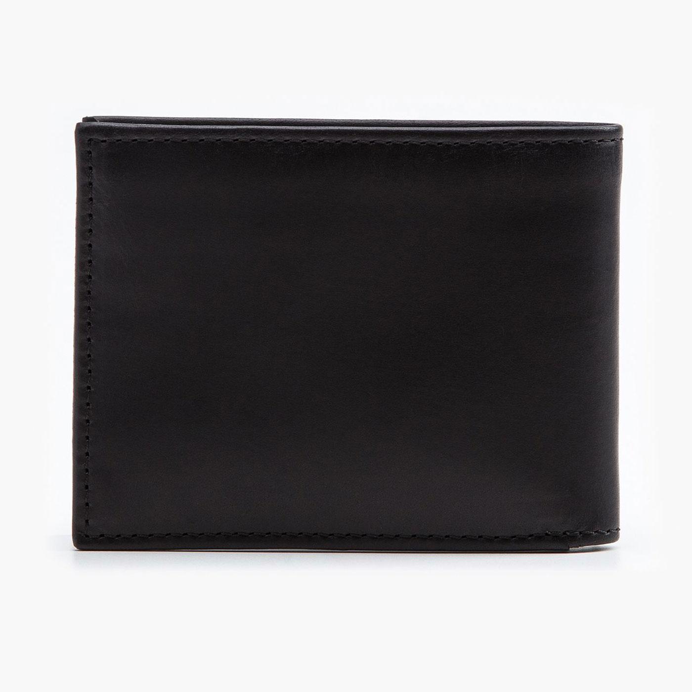 Levi's® Casuals Vintage Batwing Logo Bifold Wallet in Black