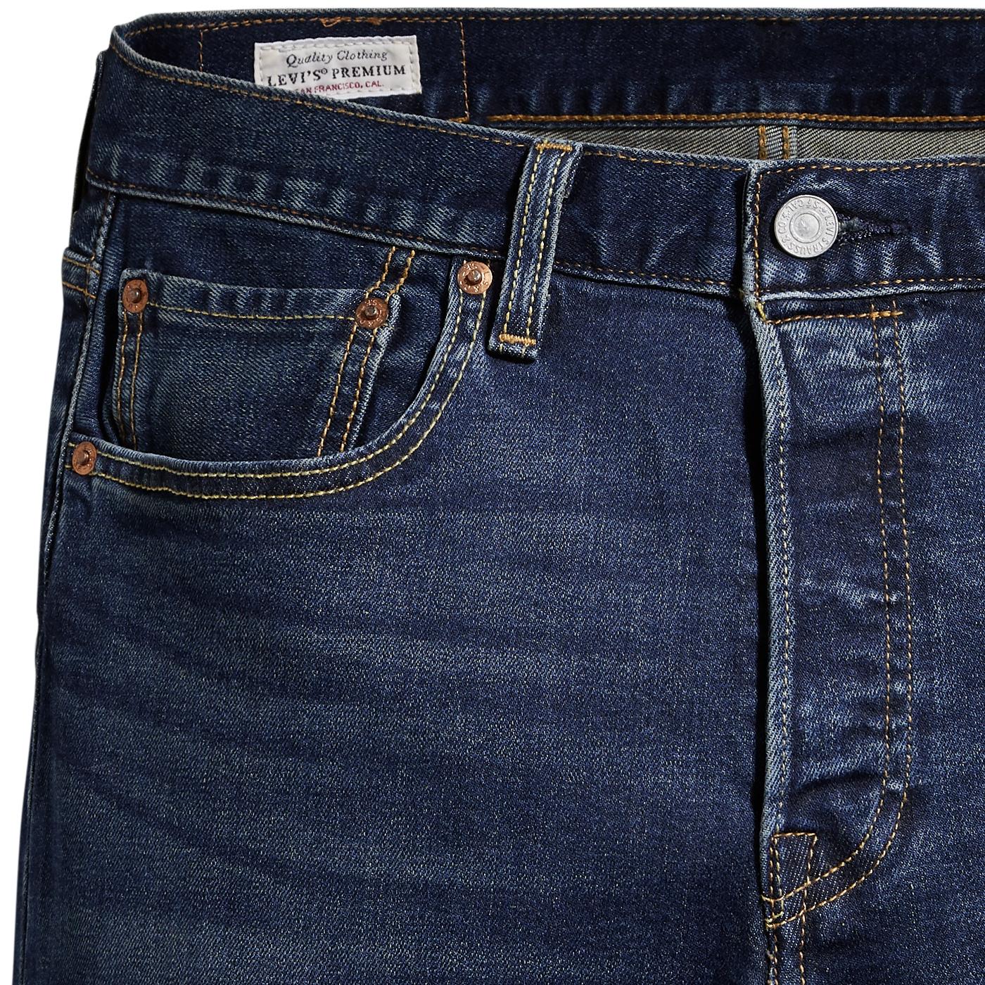 LEVI'S 501 Mod Original Straight Denim Jeans in Block Crusher