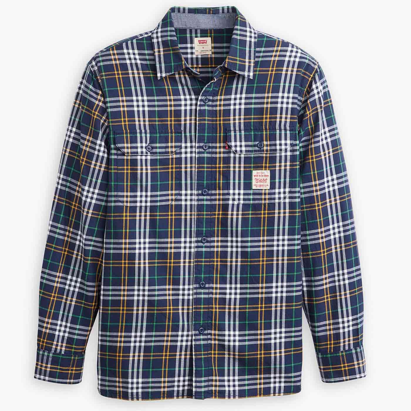 Levi's® Retro Boone Plaid Classic Worker Shirt DB