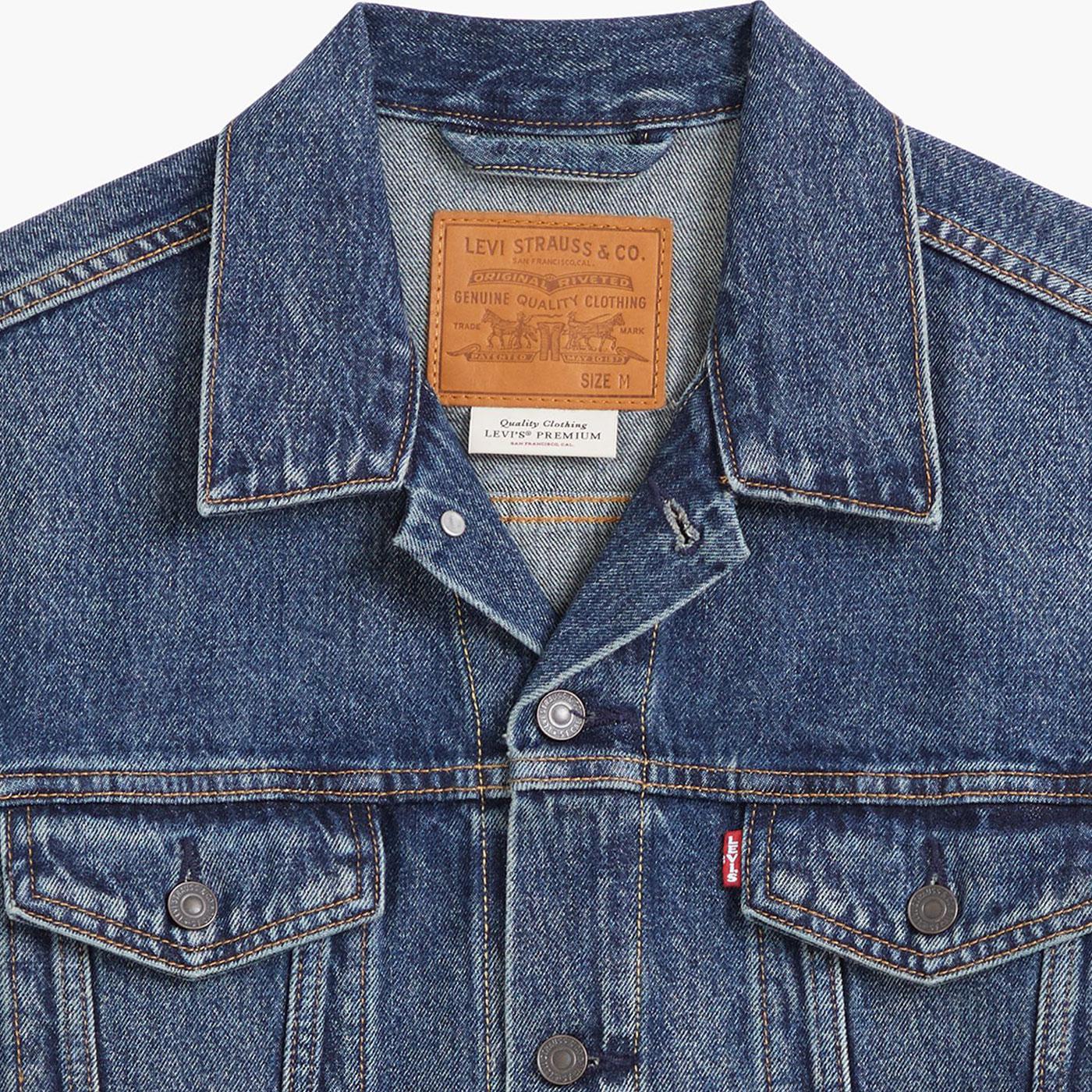 LEVI'S Men's Retro Mod Trucker Jacket in Broadway Terrace