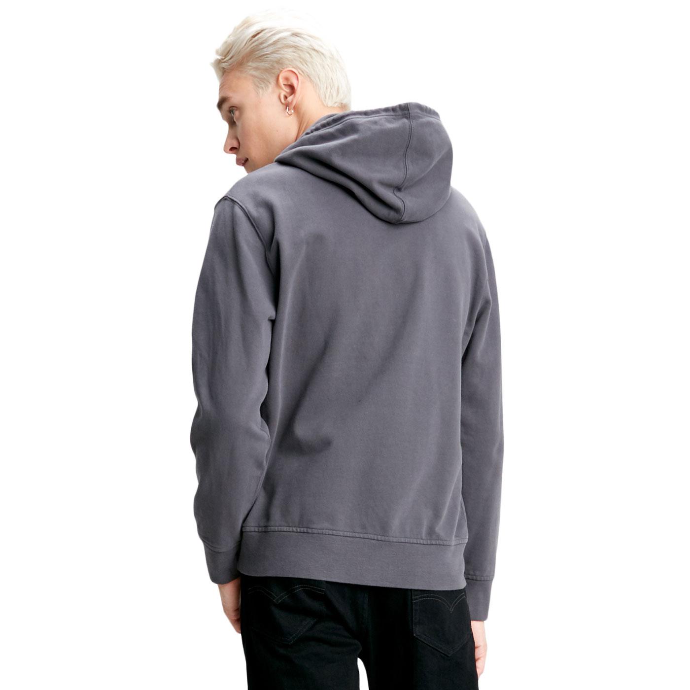 LEVI'S Men's Retro 90s Pieced Signature Hoodie in Grey