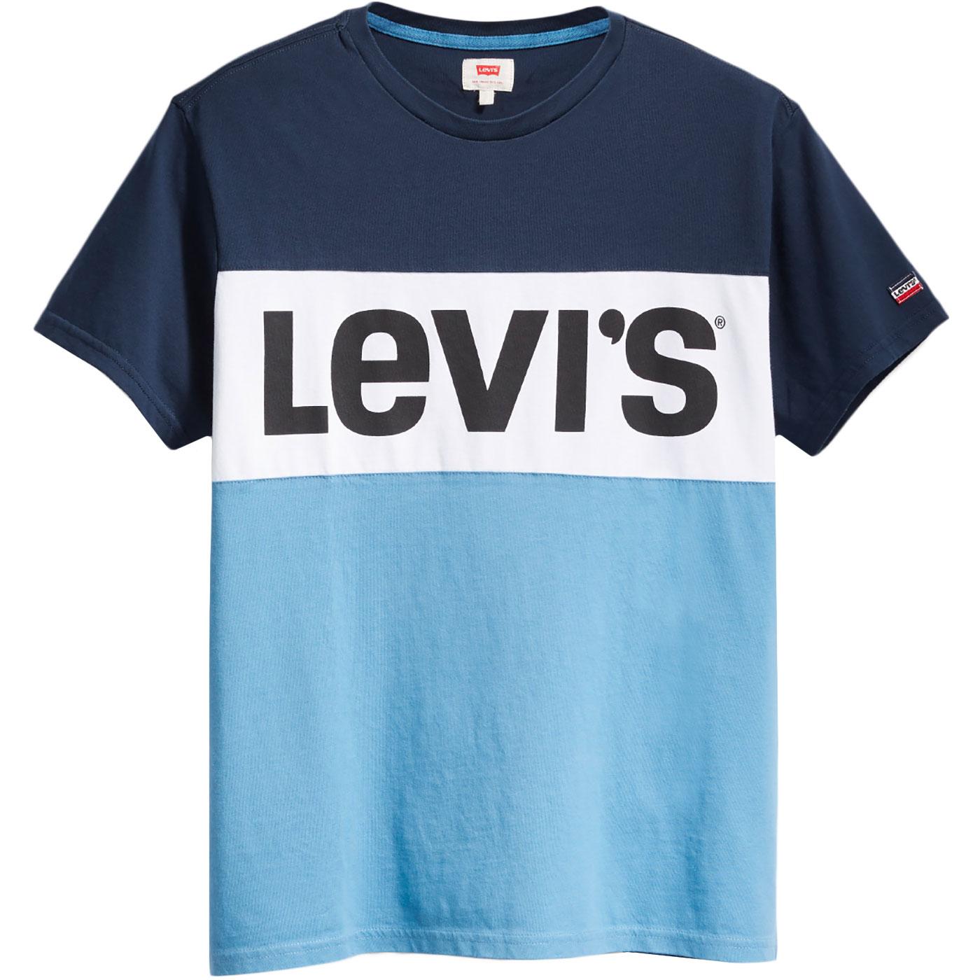 levi's colour block t shirt
