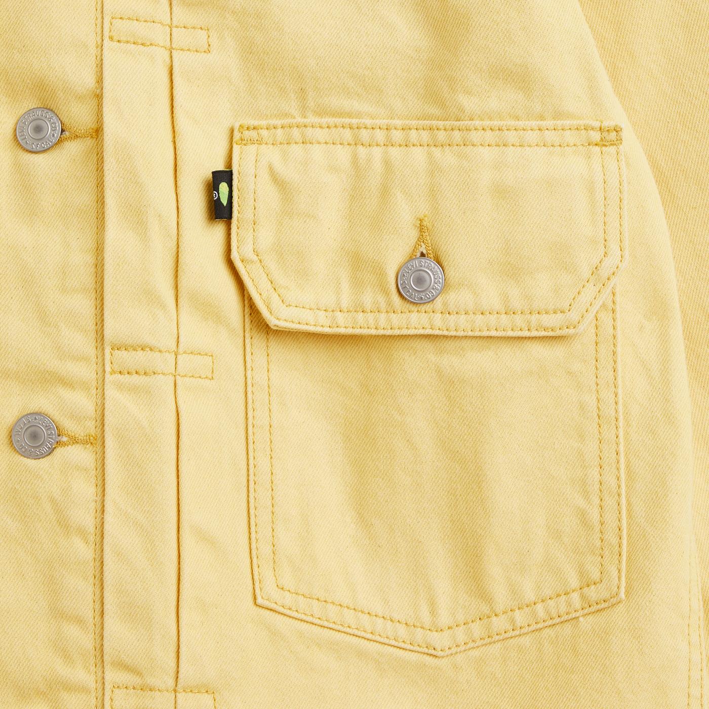 Yellow Denim Trucker Jacket