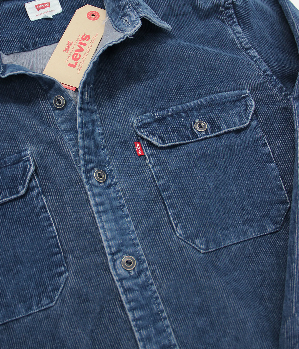 LEVI'S® Jackson Retro 70s Men's Cord Worker ShirtJacket in Blue