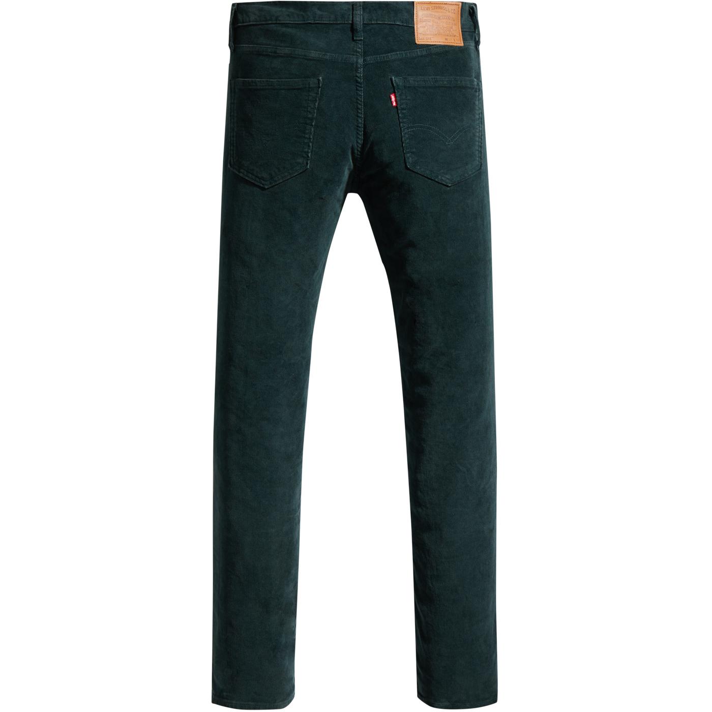 levi's 511 corduroy green