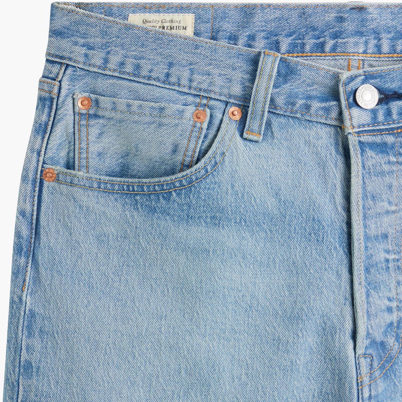 LEVI'S 501 Men's Retro Denim Hemmed Shorts in Mountain Life