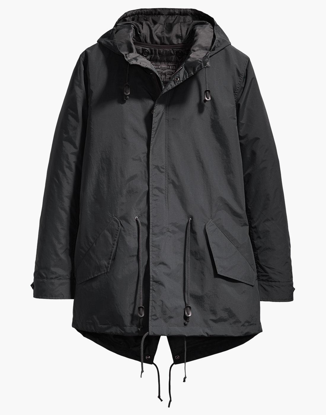 lined fishtail parka jacket