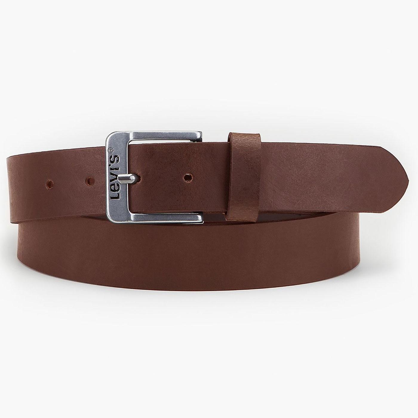 Free Levi's® Branded Buckle Premium Leather Belt B