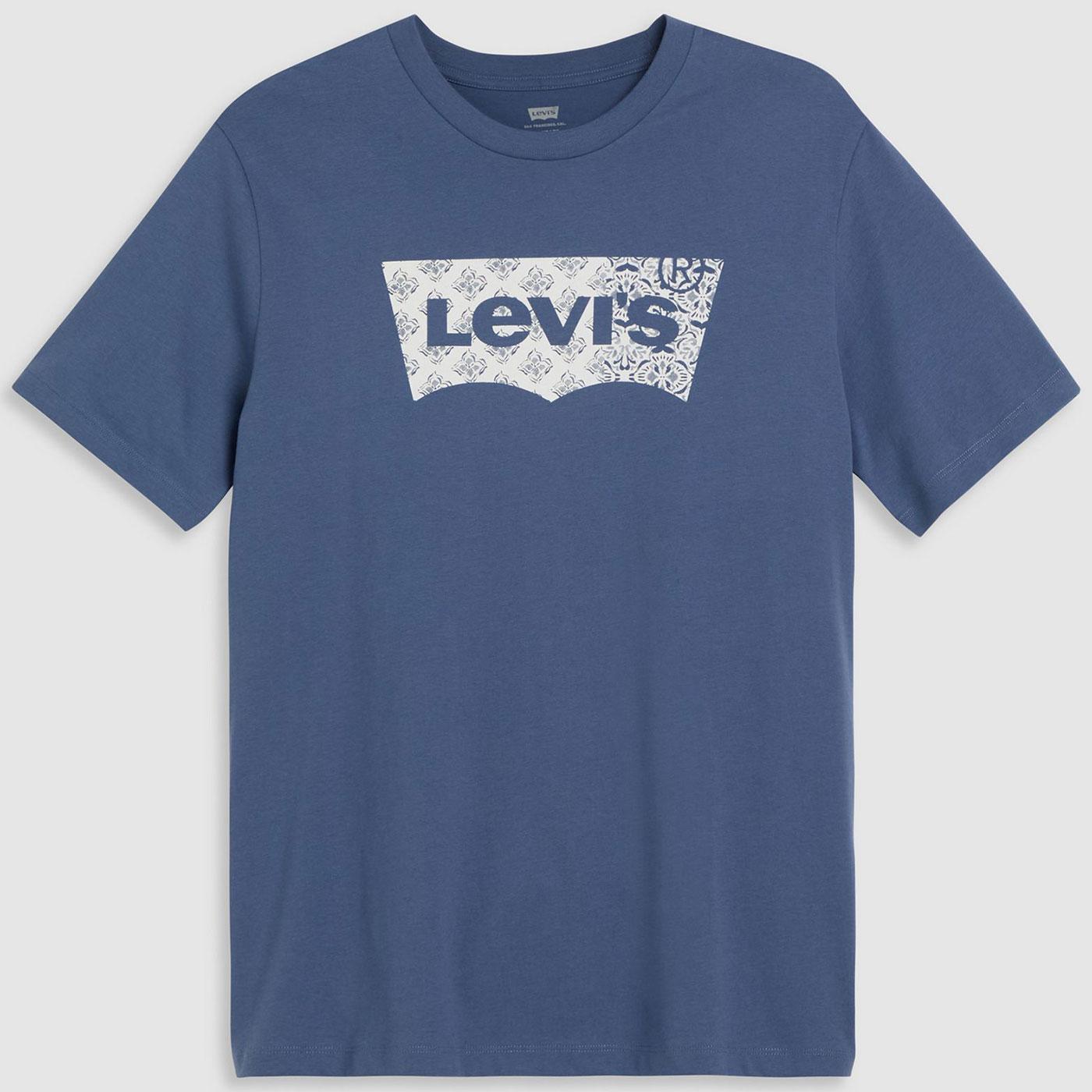 LEVI'S® Batwing Indigo Graphic Retro Crewneck Tee