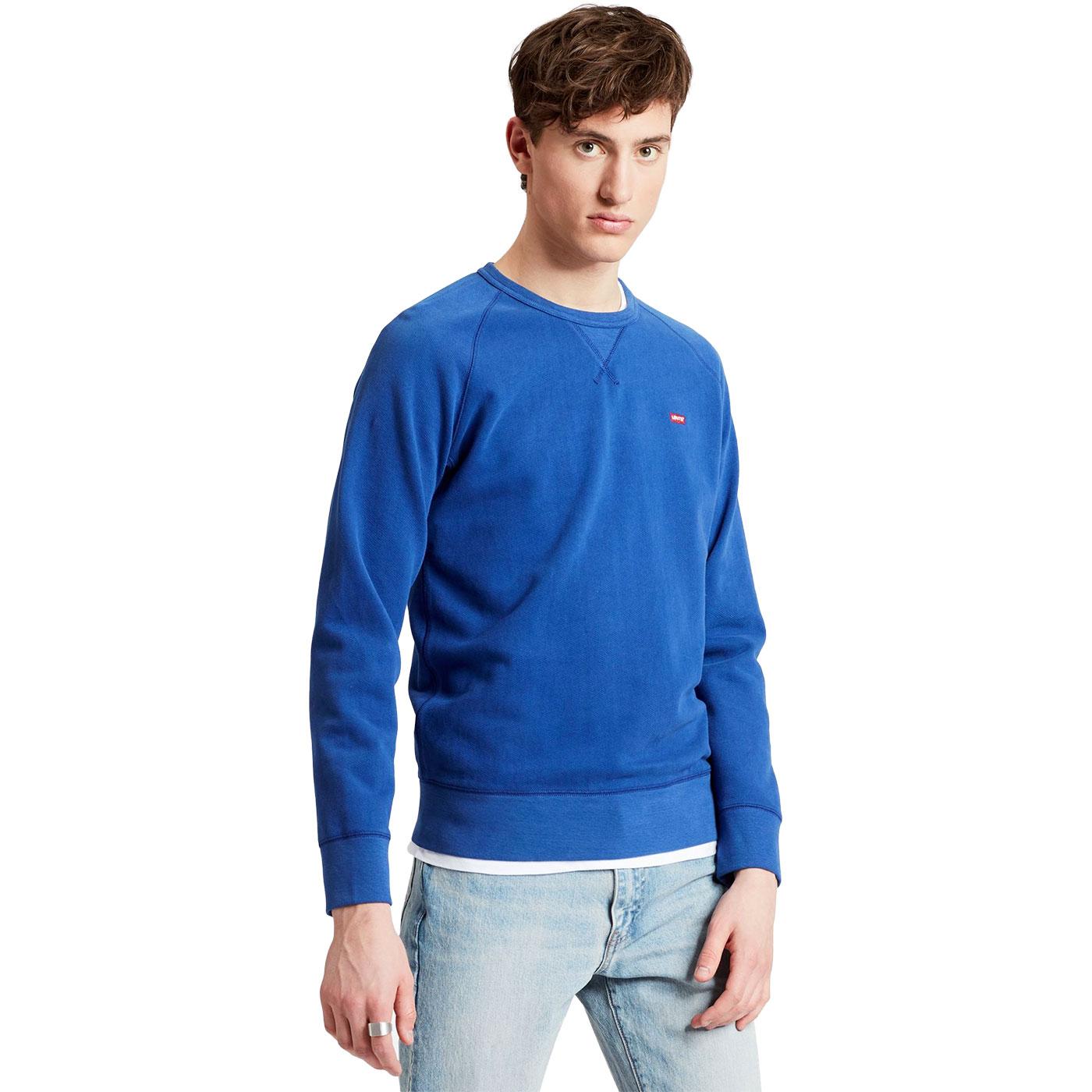 LEVI'S Men's HM Icon Crew Sweatshirt SODALITE BLUE