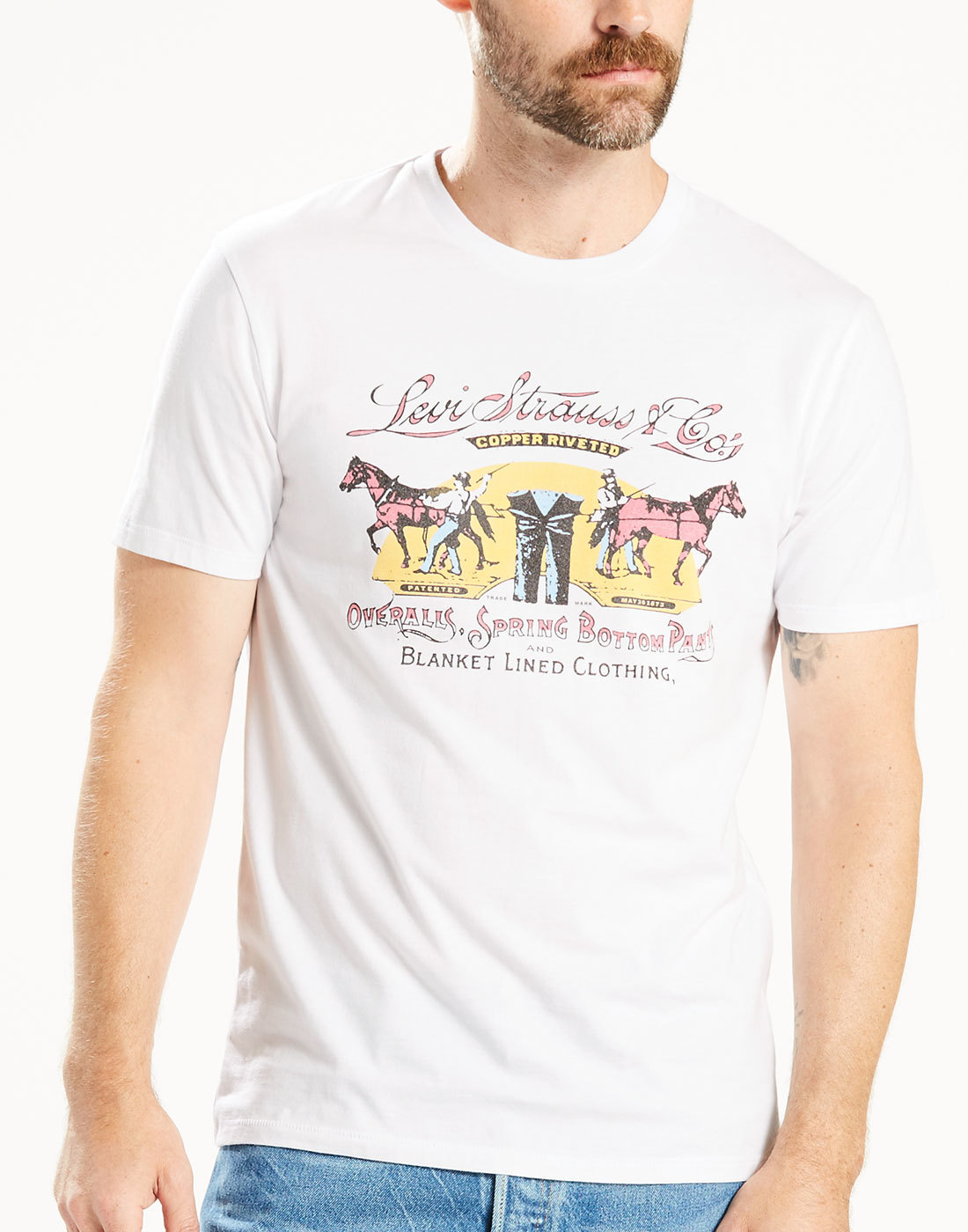 LEVI'S® Men's Vintage Horse Logo Poster T-Shirt