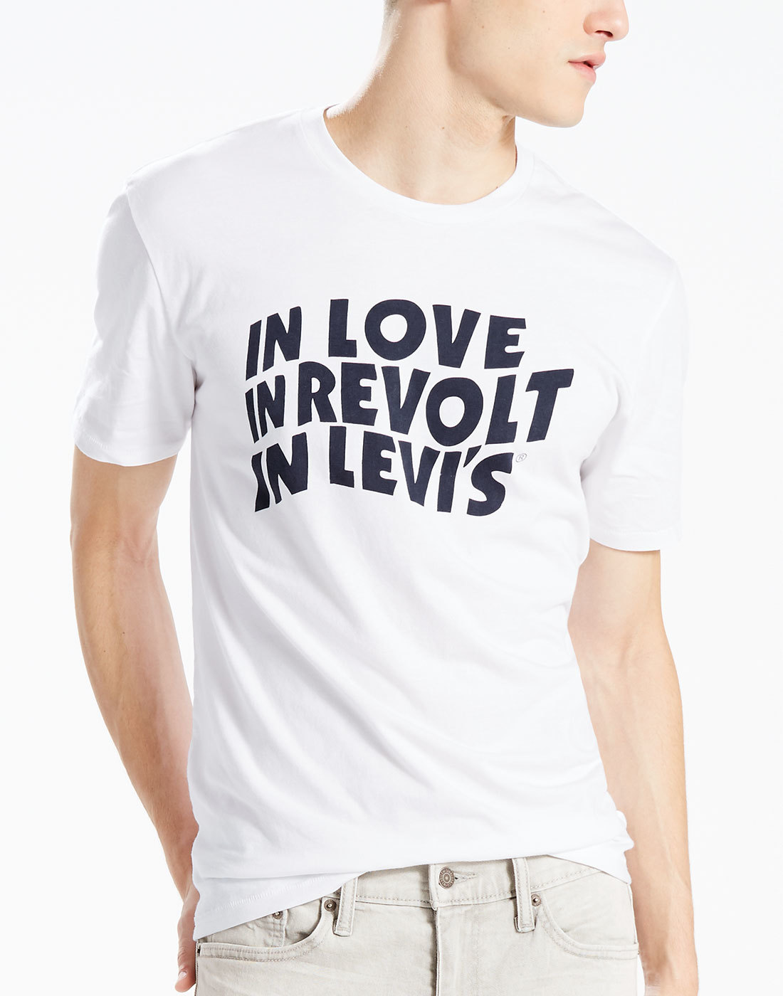 LEVI'S® In Love In Revolt In Levi's Retro 60s Tee