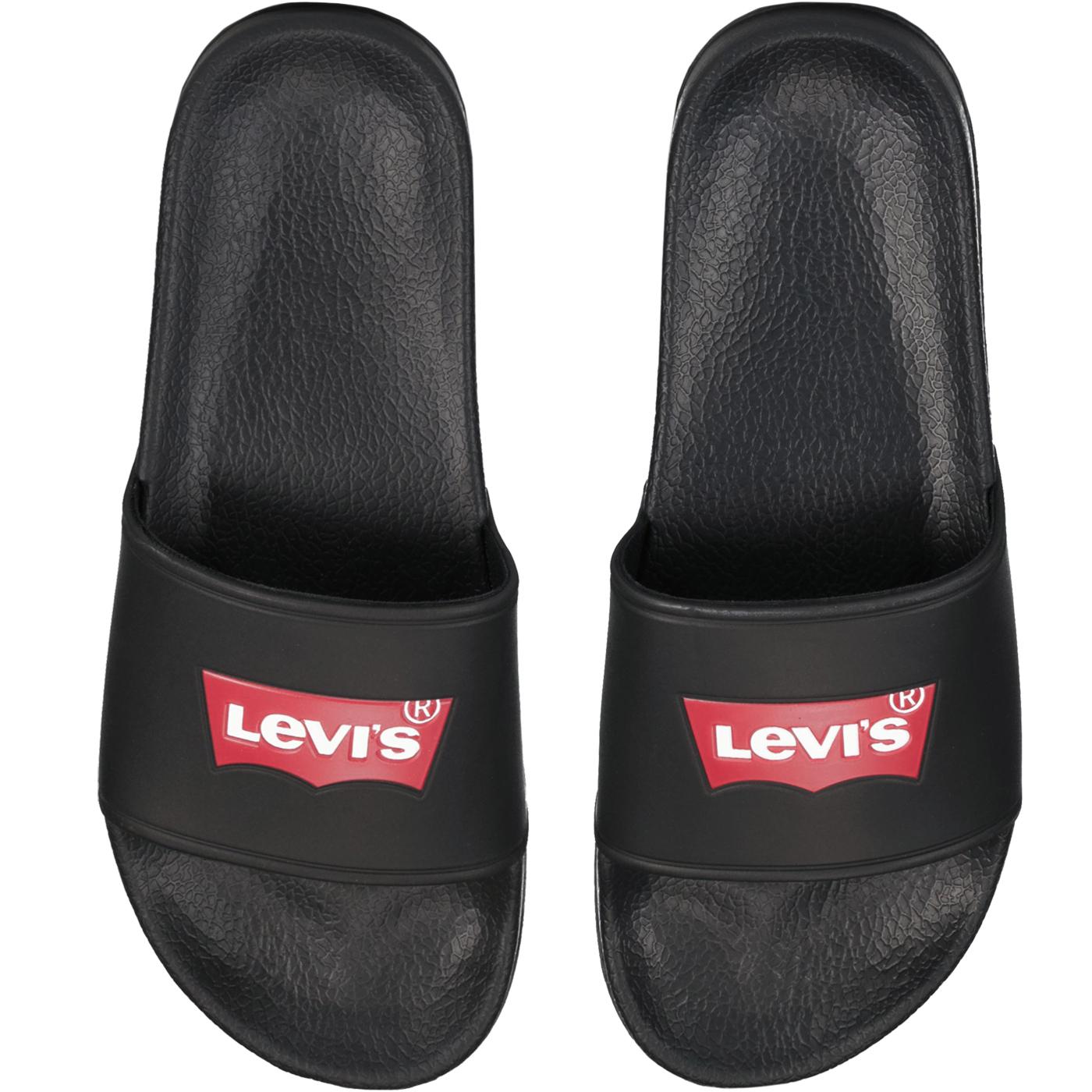 June Levi's® Retro 90s Batwing Beach Sliders B