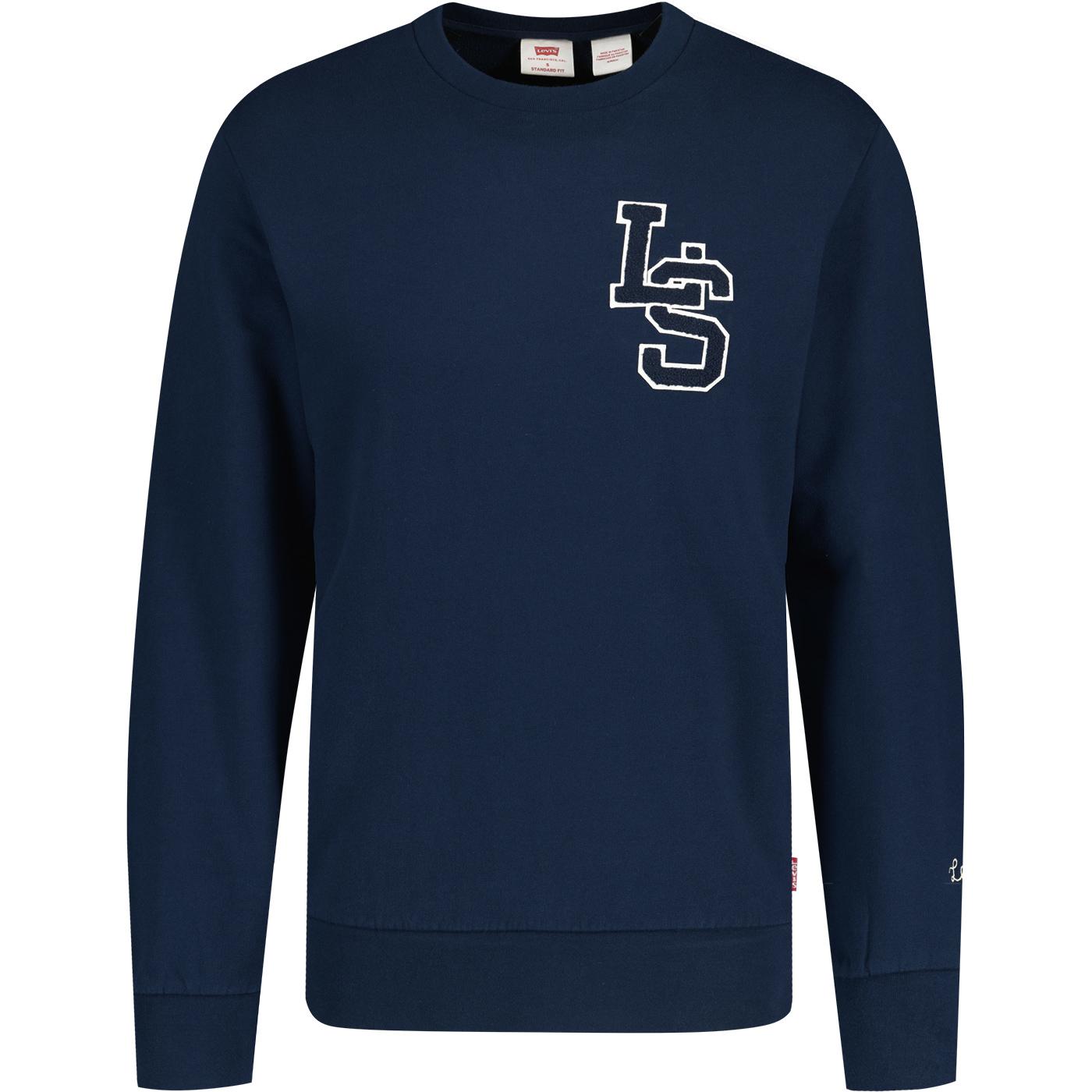 Levi's® Letterman Graphic Crew Neck Sweatshirt N