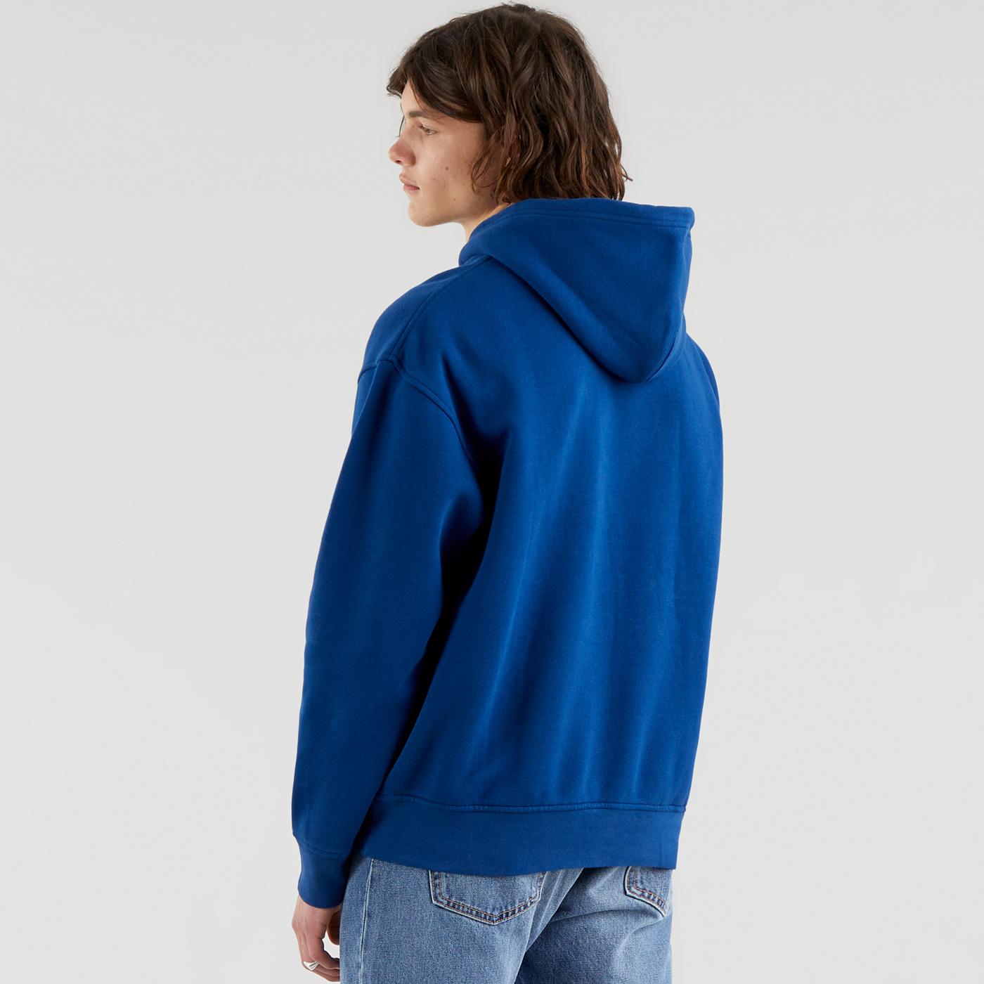 LEVI'S T2 Relaxed Modern Vintage Logo Hoodie in Navy Peony