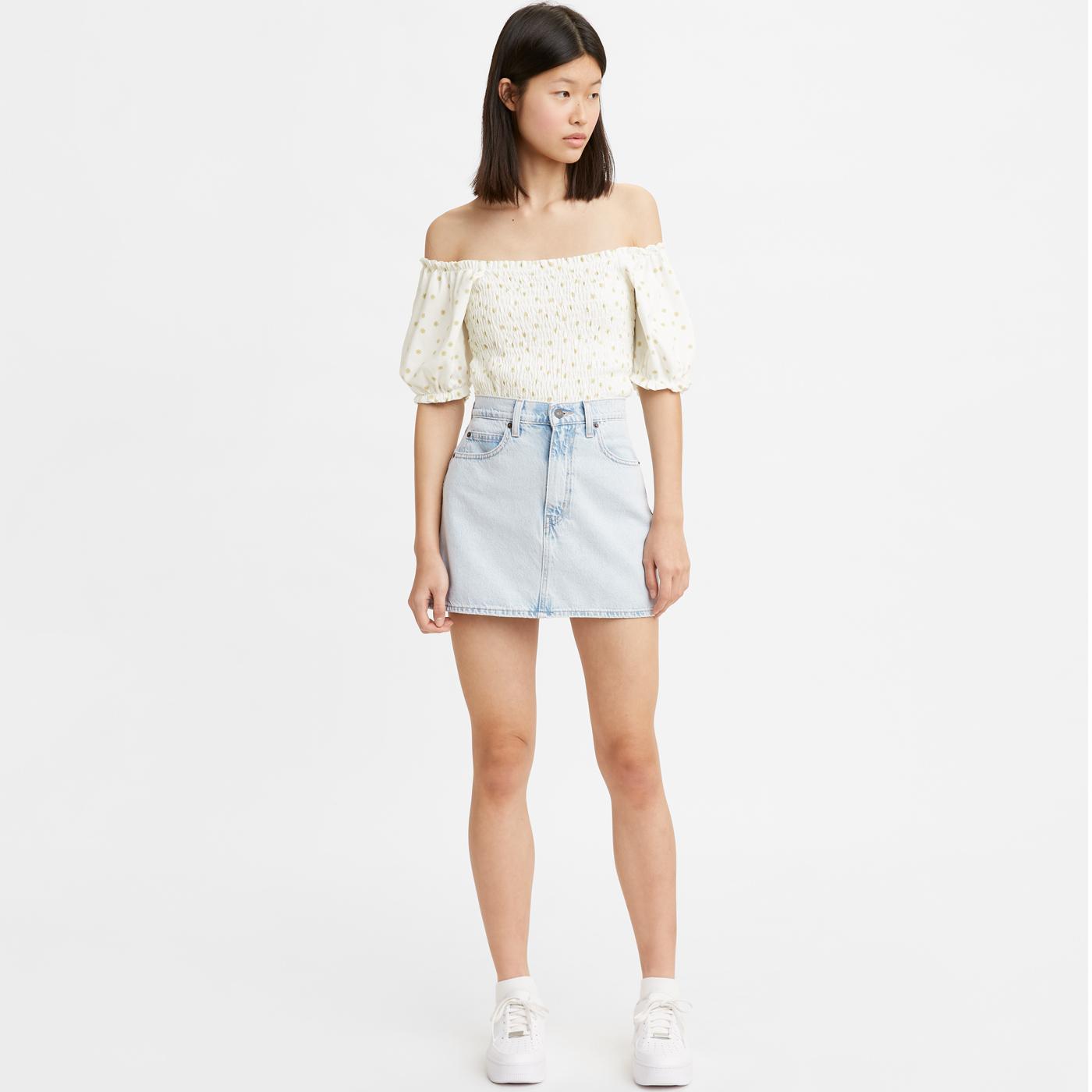 LEVI S 70s High Retro Micro Mini Skirt HEY DARLING