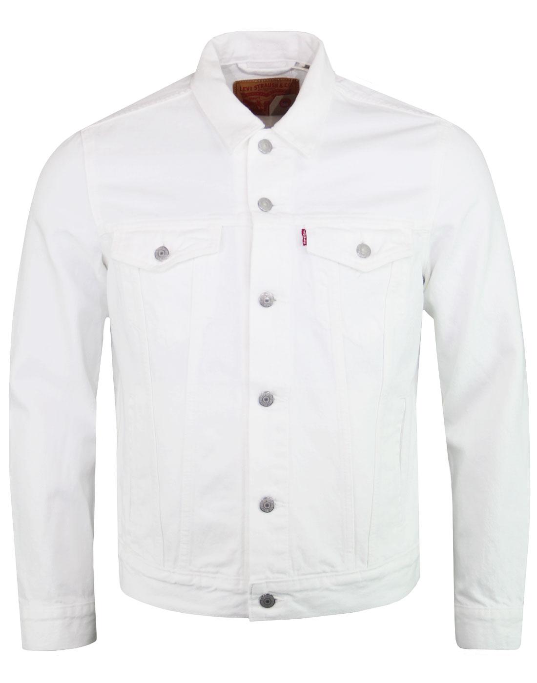 levis white trucker jacket