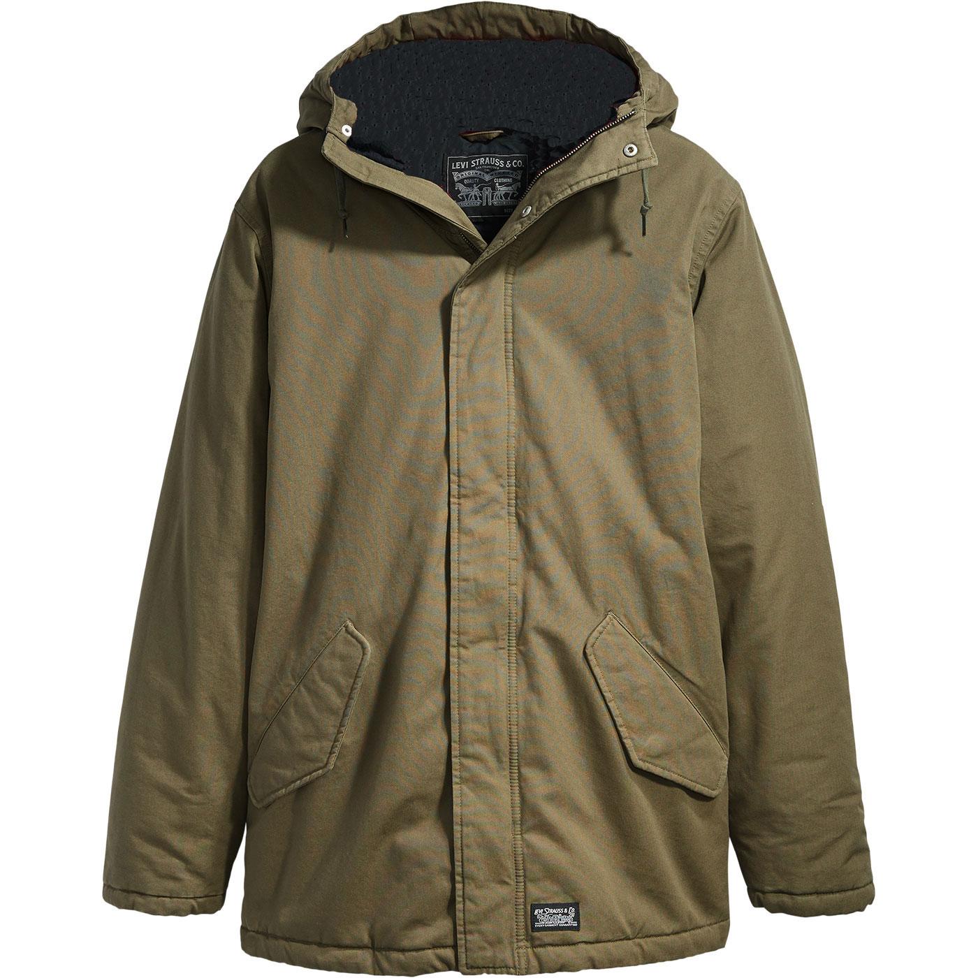 Thermore Padded Parka Jacket Olive
