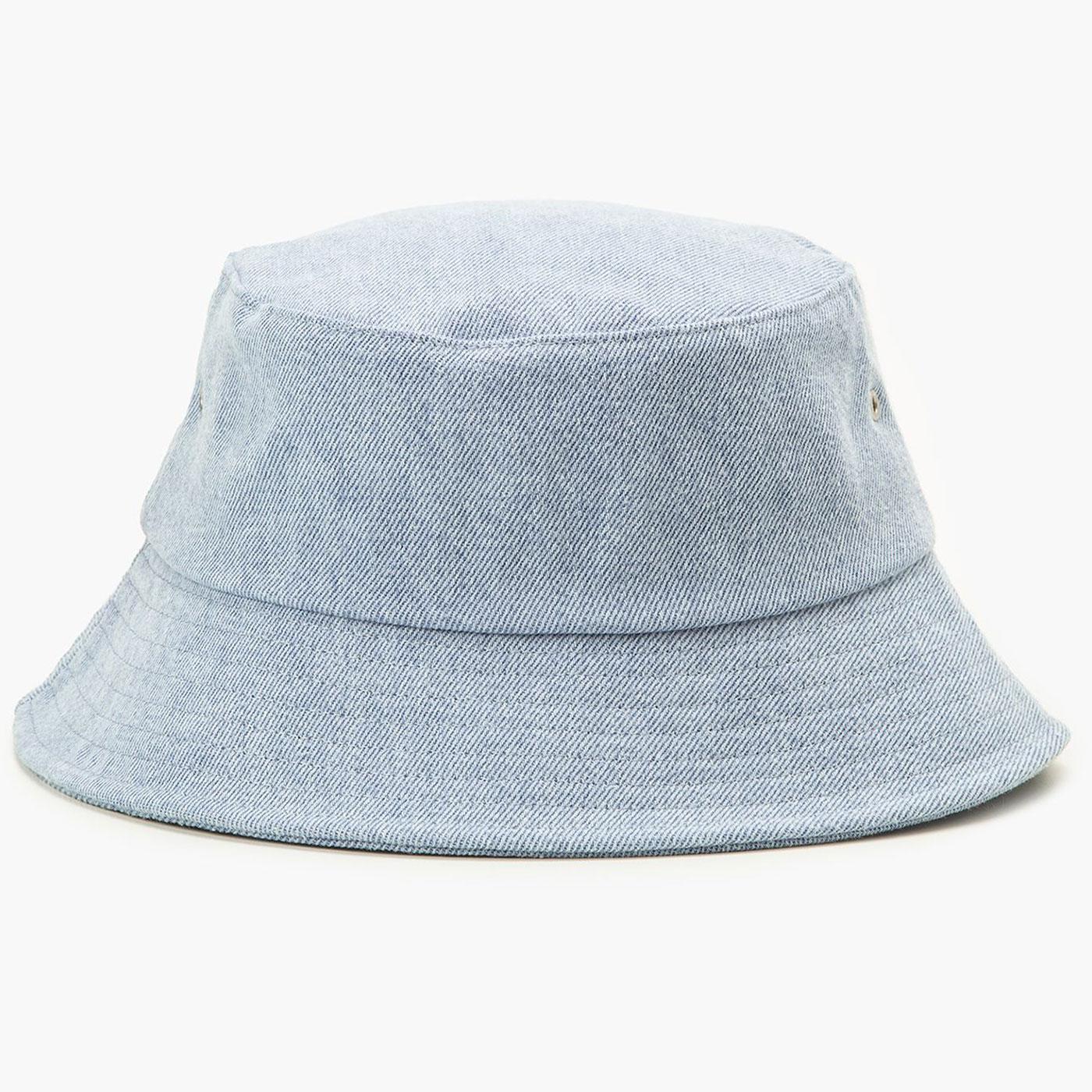 LEVI JEANS Essential Retro 90s Blue Cotton Denim Bucket Hat