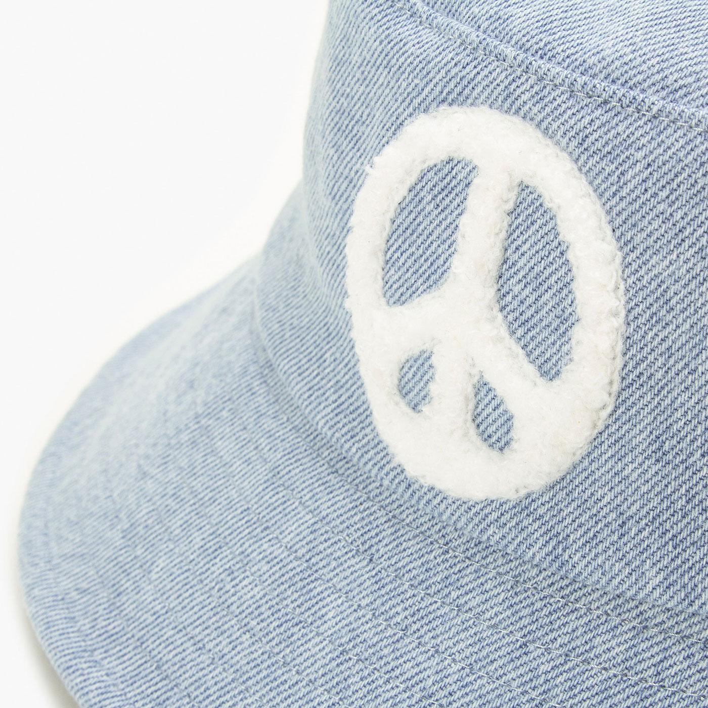 LEVI JEANS Essential Retro 90s Blue Cotton Denim Bucket Hat