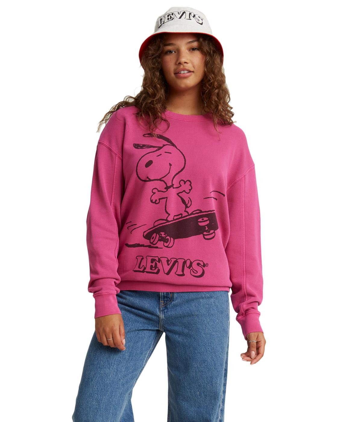 x PEANUTS Snoopy Skateboard Sweatshirt 