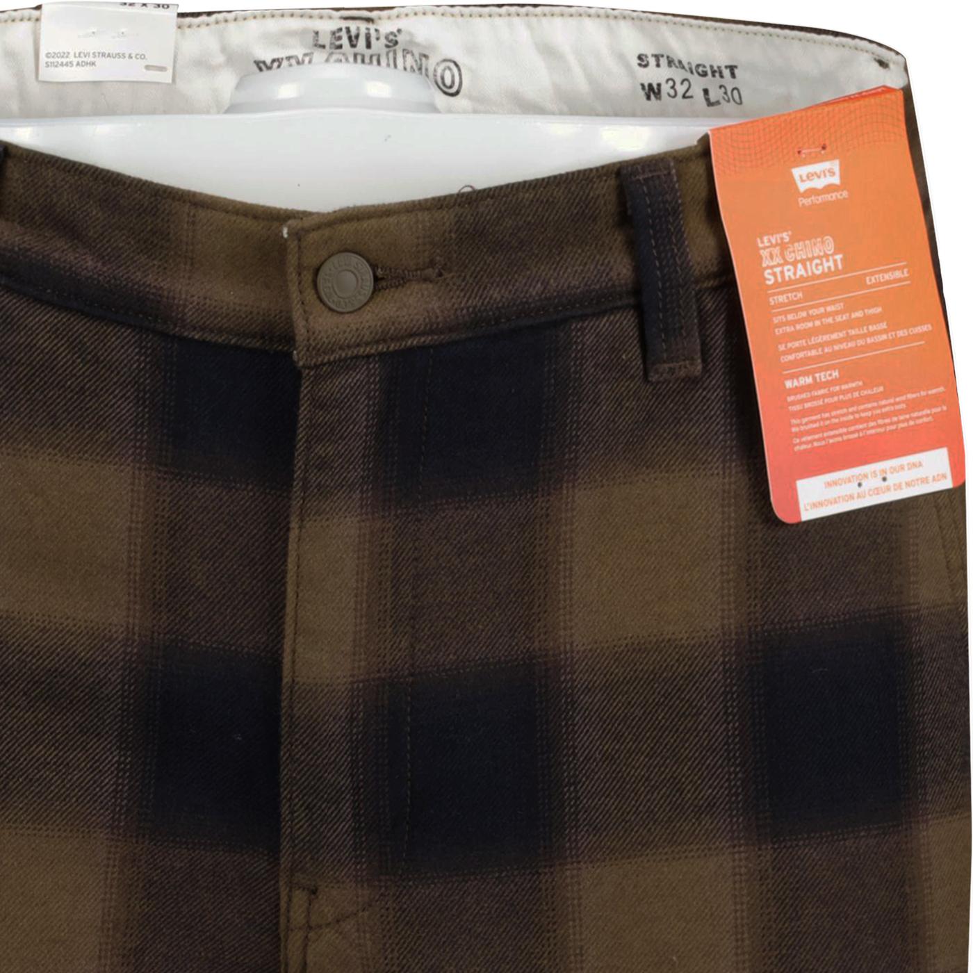 Levi's® Retro XX Chino Straight Plaid Rain Drum