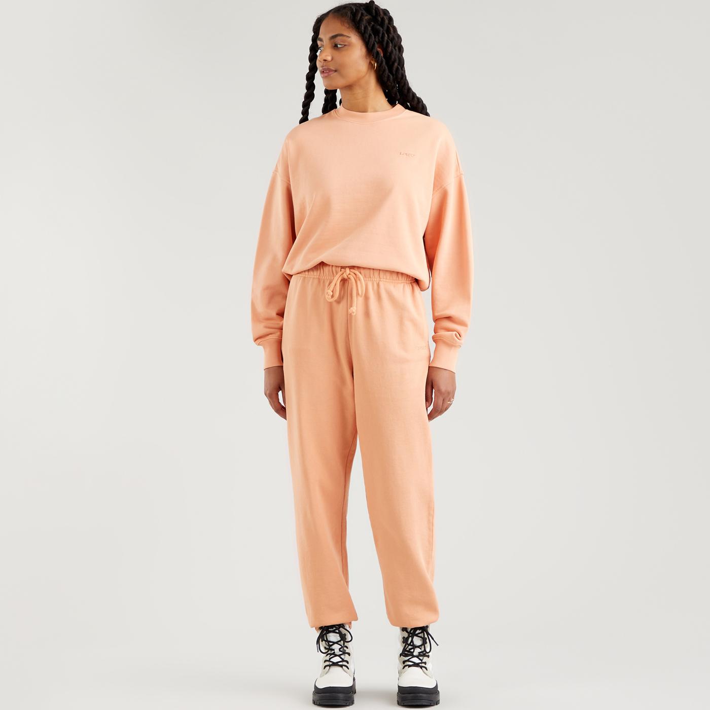 LEVI'S Women's WFH Garment Dye Sweatpants in Peach Bloom