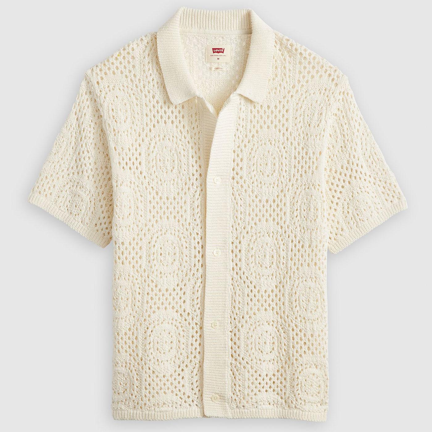 Levi's® Sweater Camp Pointelle Crochet Shirt W