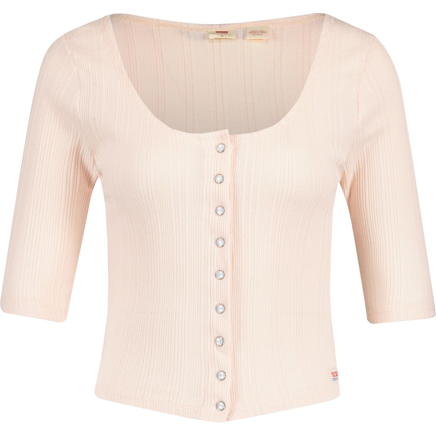 LEVI'S® Dry Goods Pointelle Top (Pearl Blush)