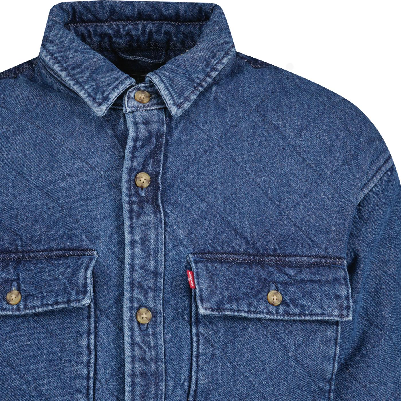 Levi's quilted outlet denim jacket