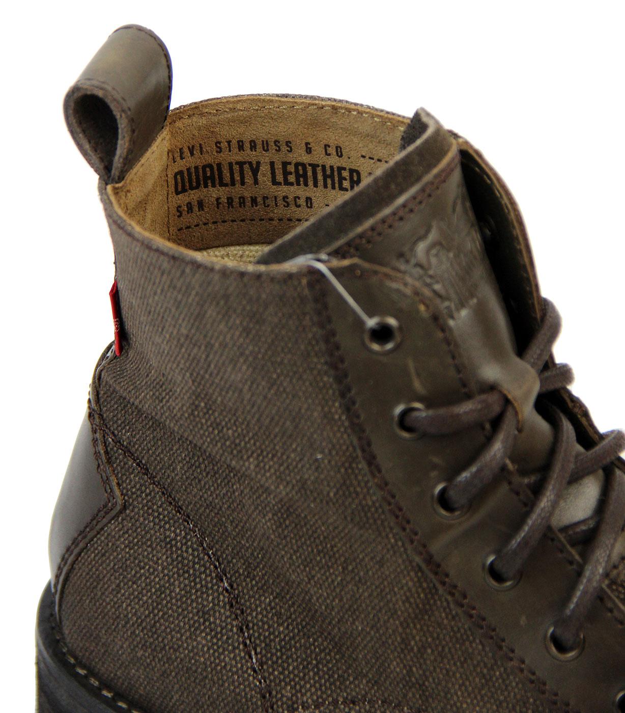 levis leather shoes