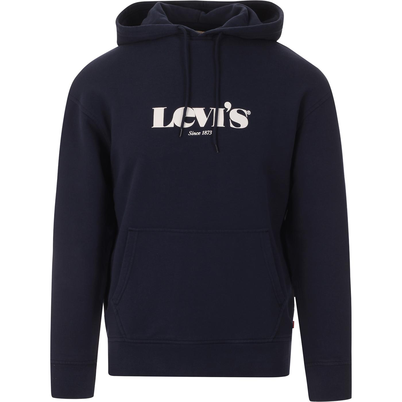 LEVI'S T2 Relaxed Modern Vintage Logo Hoodie (DB)