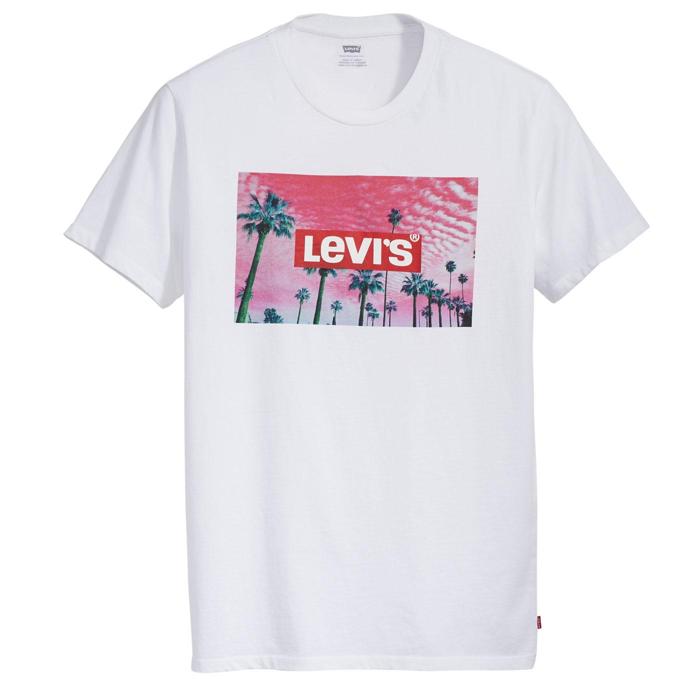 LEVI'S Retro Miami Palm Trees Photo Print T-shirt
