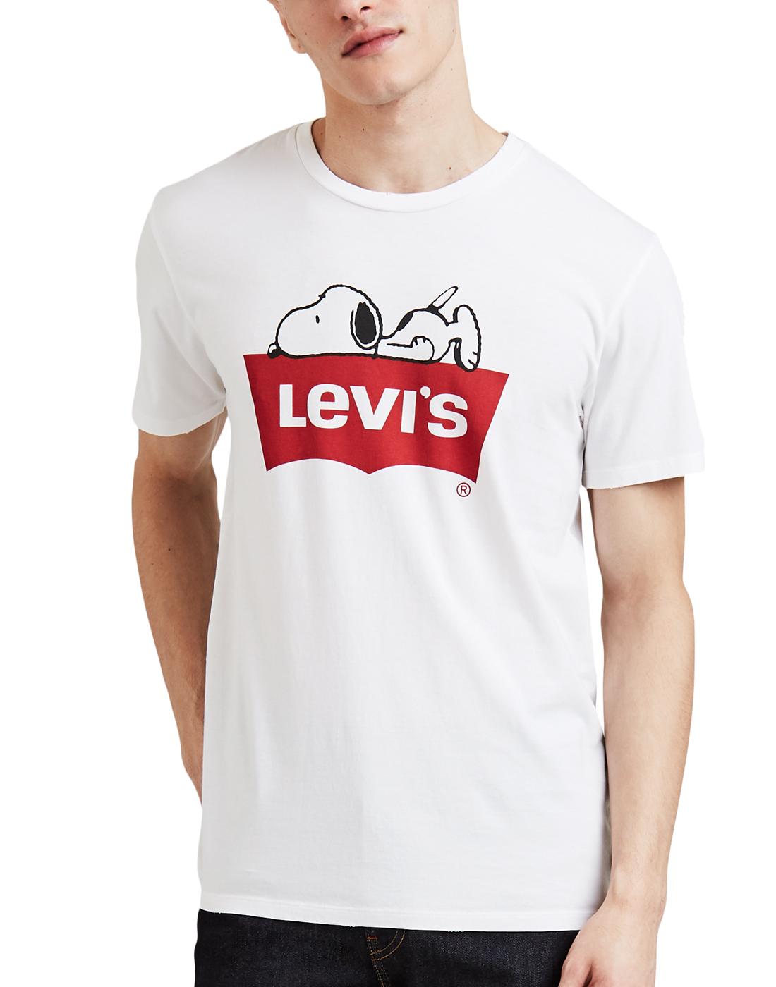 4T BLACK T-Shirt Levi's Snoopy 