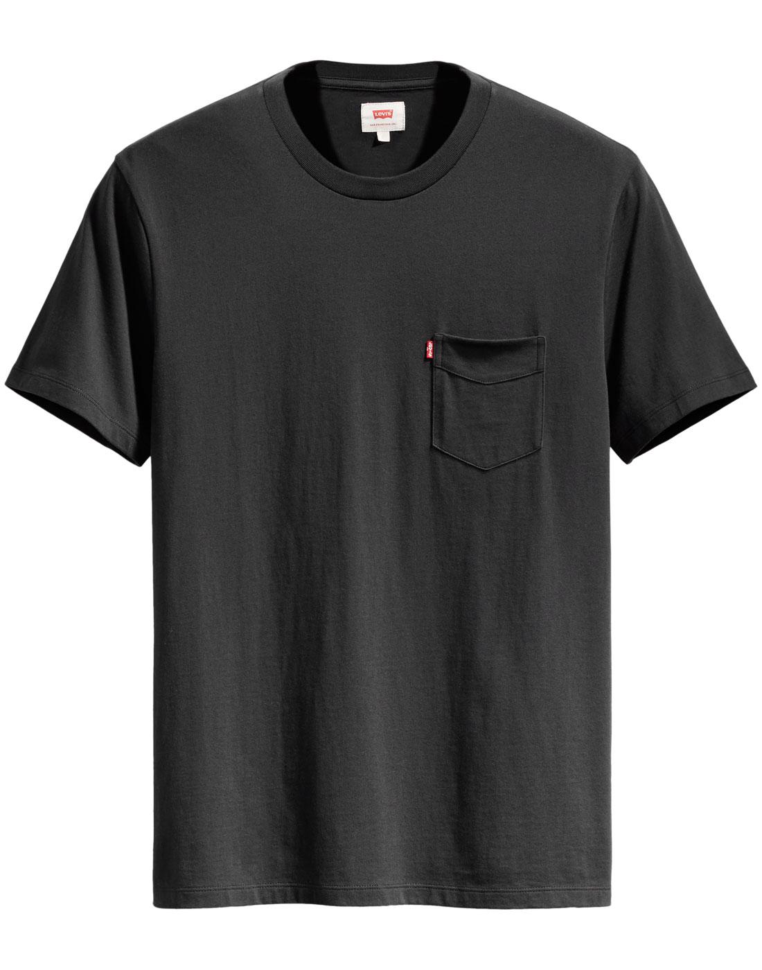 LEVI'S Retro Setin Sunset Pocket T-Shirt (Black)