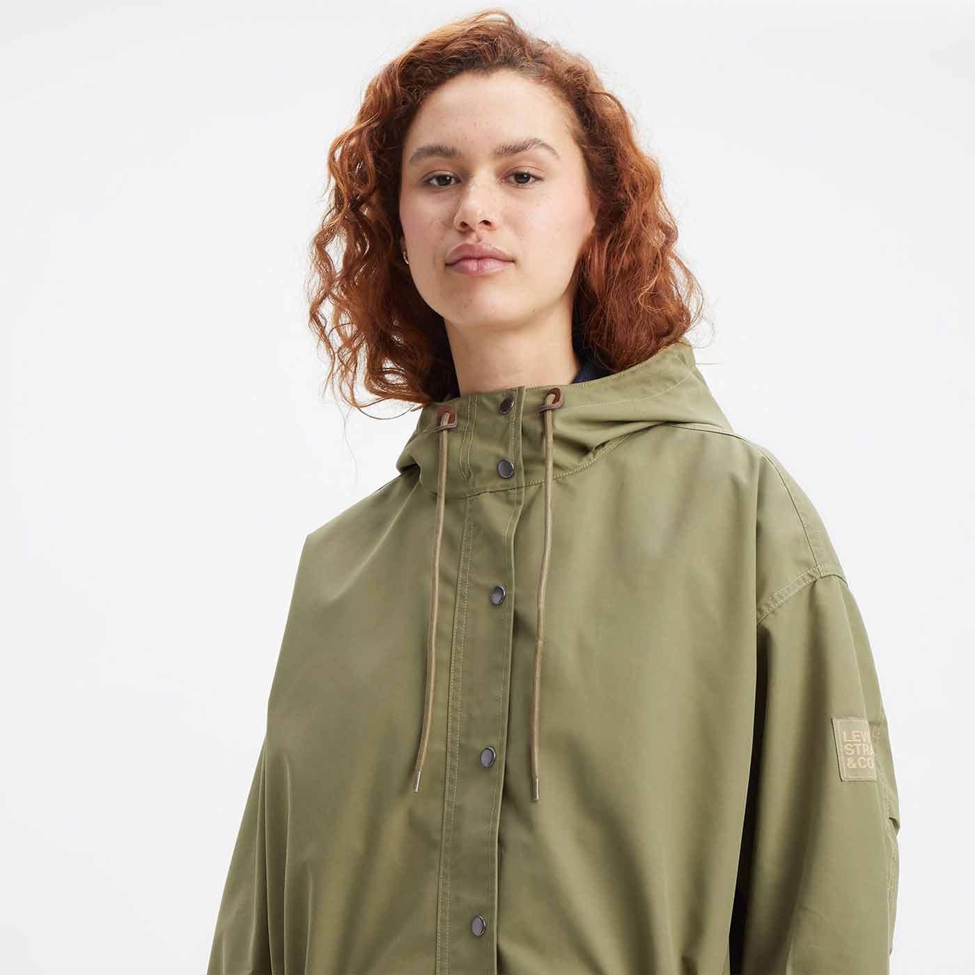 Sloan LEVI'S® Retro Mod Rain Jacket Parka in Martini Olive